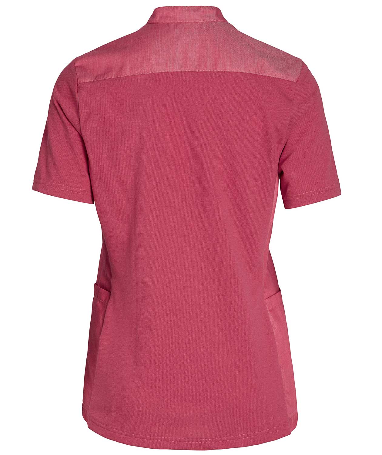 Kentaur kort&auml;rmad skjorta dam, Hallonr&ouml;d Melange