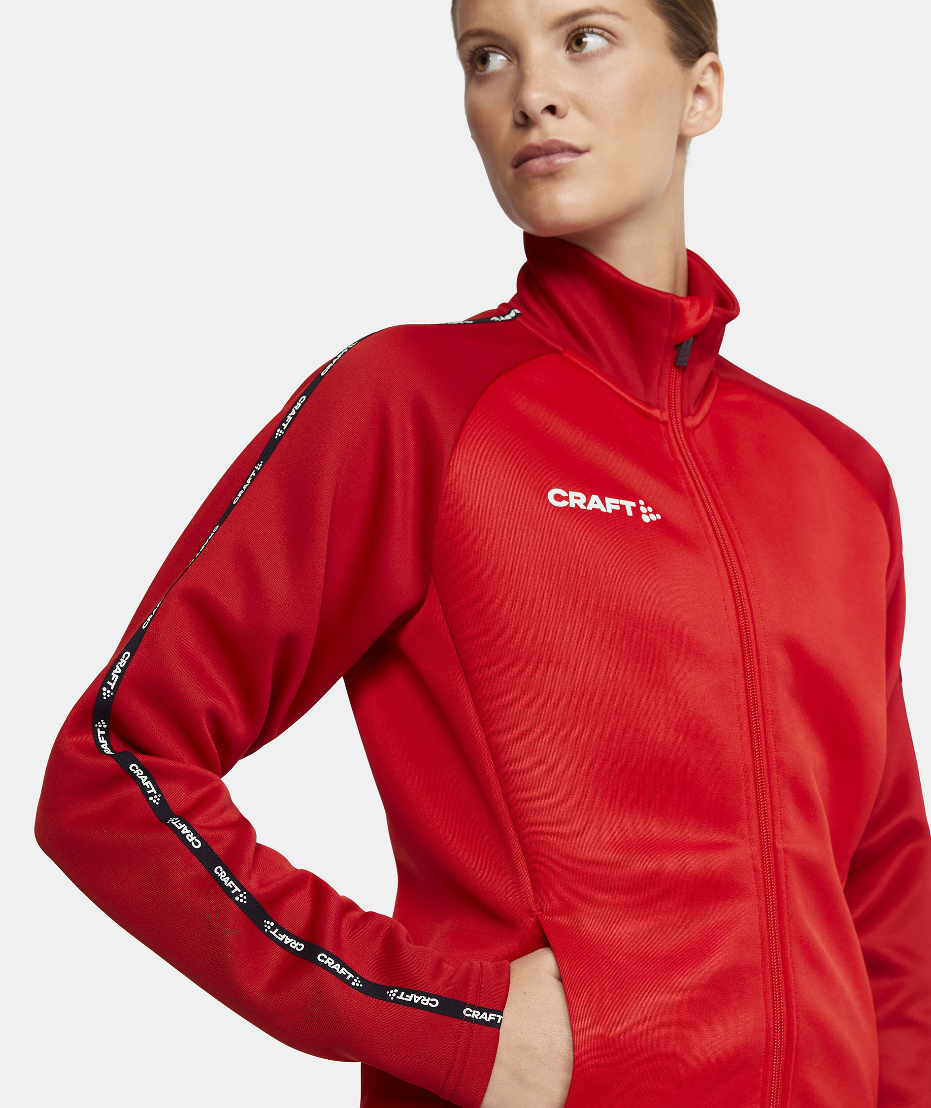 Craft Squad 2.0 dame cardigan, Bright Red-Express, large image number 3