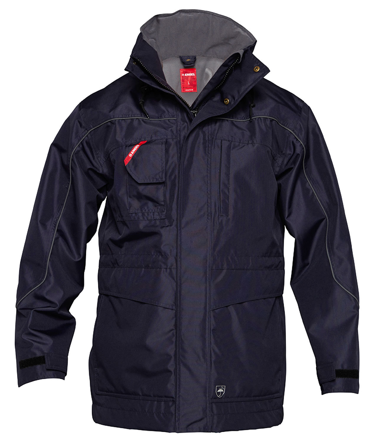 Engel parka shell jacket, Marine Blue, large image number 0