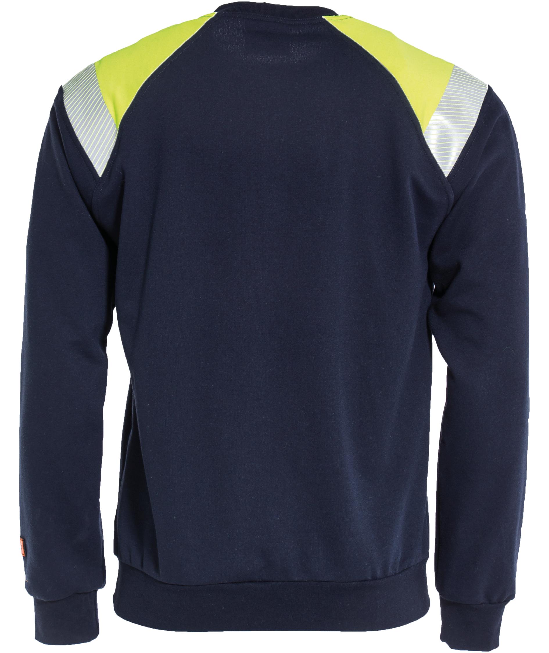 Tranemo FR sweatshirt, Hi-Vis yellow/marine