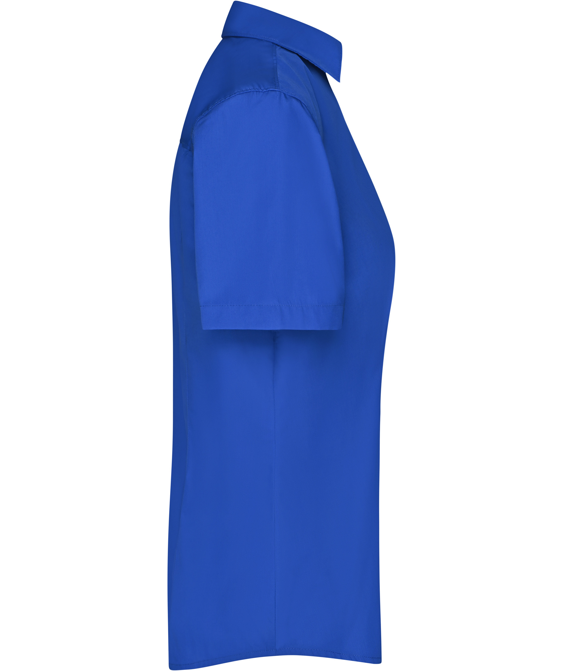 James & Nicholson kort&auml;rmad Modern fit skjorta dam, Kungsbl&aring;, large image number 2