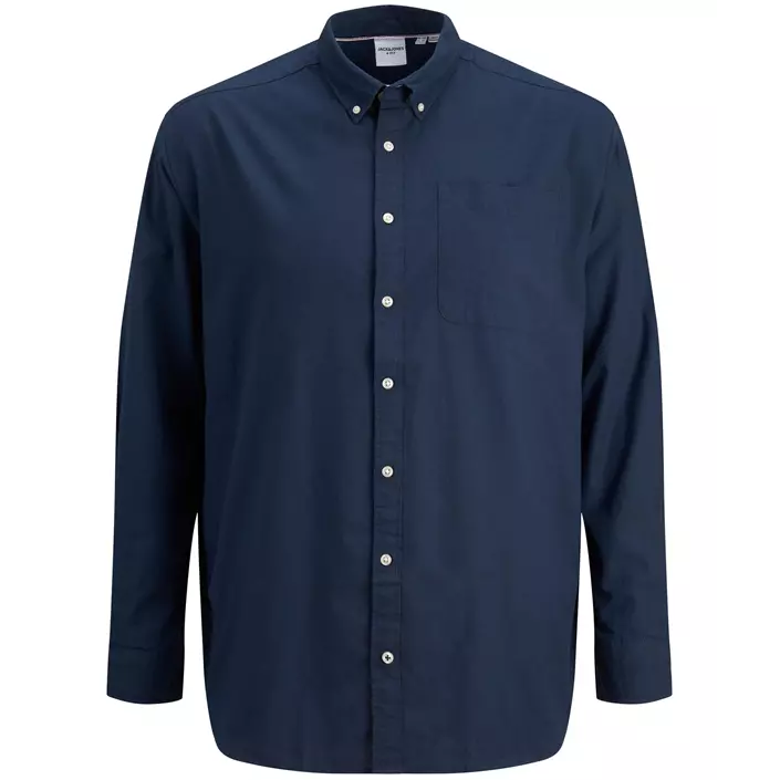 Jack & Jones JJEOXFORD Plus Size Regular Fit skjorte, Navy Blazer, large image number 0