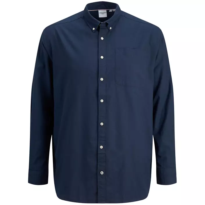 Jack & Jones JJEOXFORD Plus Size Regular Fit skjorte, Navy Blazer, large image number 0