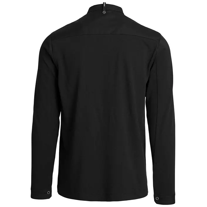 Kentaur modern fit pique kokke-/service skjorte, Sort, large image number 2