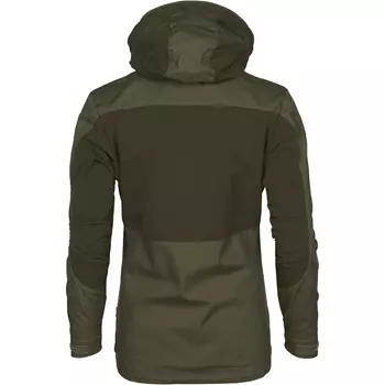 Pinewood Finnveden Hybrid women's outdoor jacket, Dark Olive/Hunting Olive
