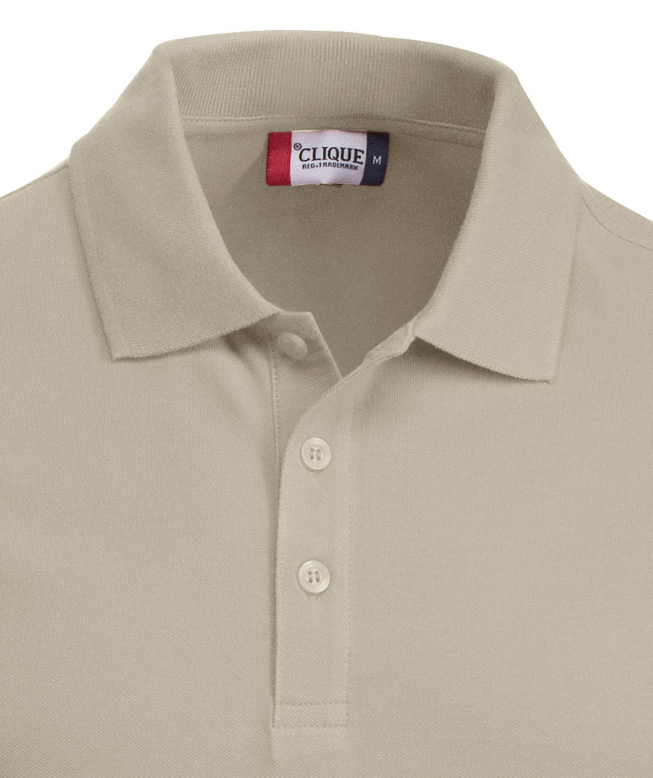 Clique Classic Lincoln polo shirt, Light Khaki