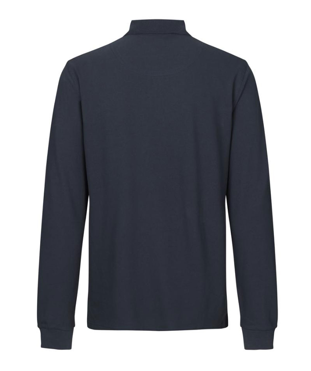 ID long-sleeved polo shirt with stretch, Navy, large image number 2