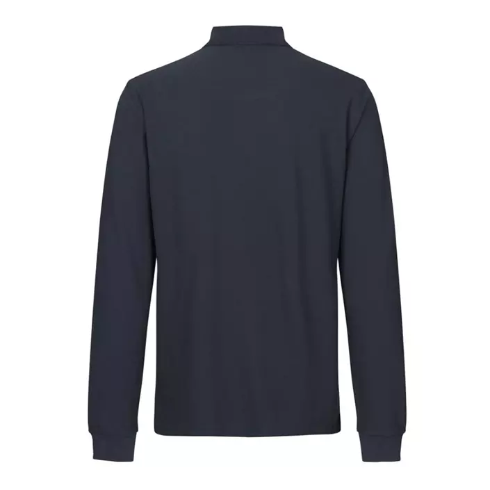 ID long-sleeved polo shirt with stretch, Navy, large image number 2