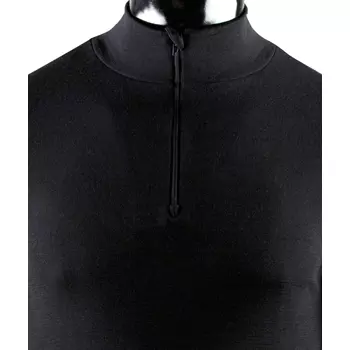 Klazig long-sleeved baselayer sweater with merino wool, Black