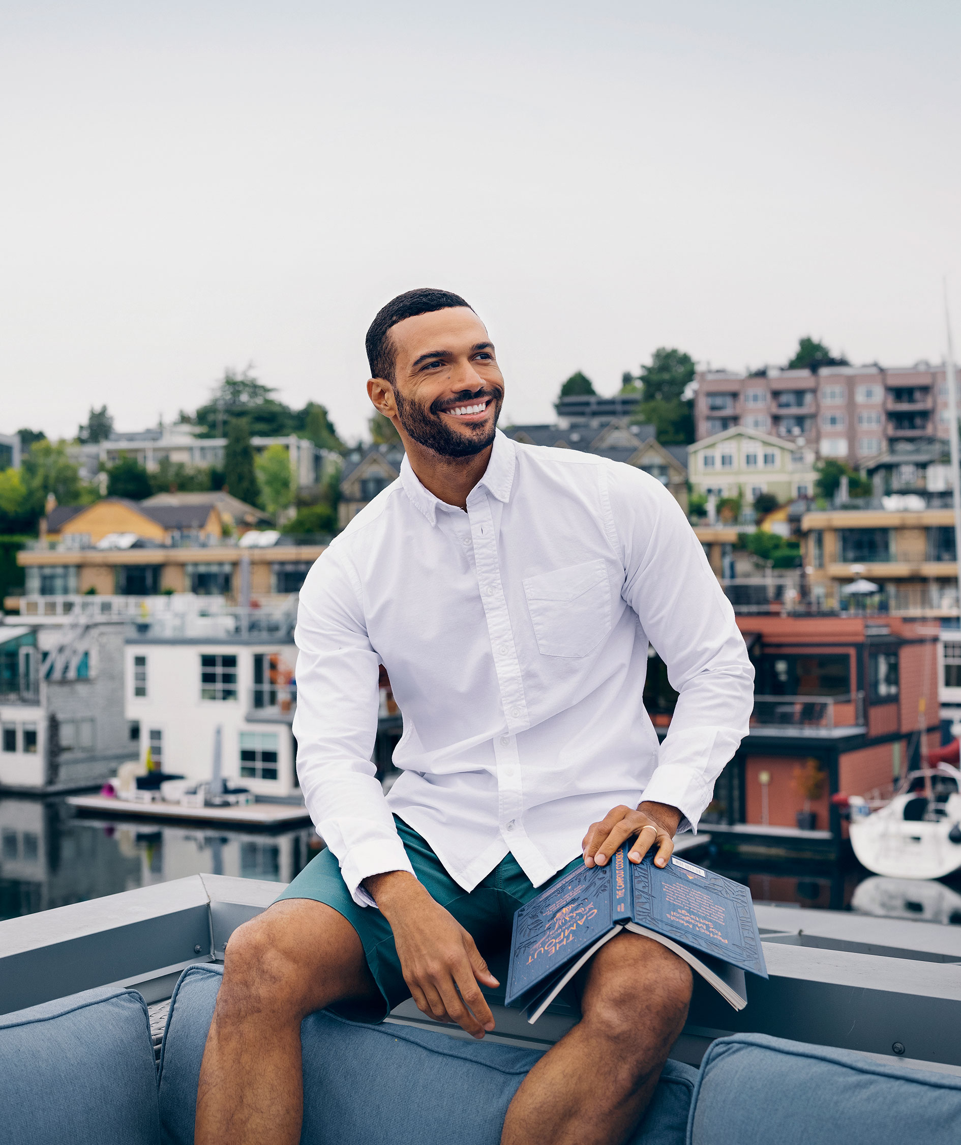 Cutter & Buck Edgemont shorts, Pine green, large image number 5