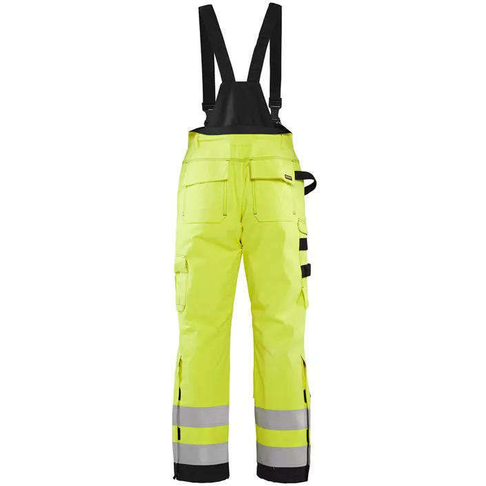 Blåkläder Multinorm winter trousers, Hi-vis yellow/Marine blue, large image number 1