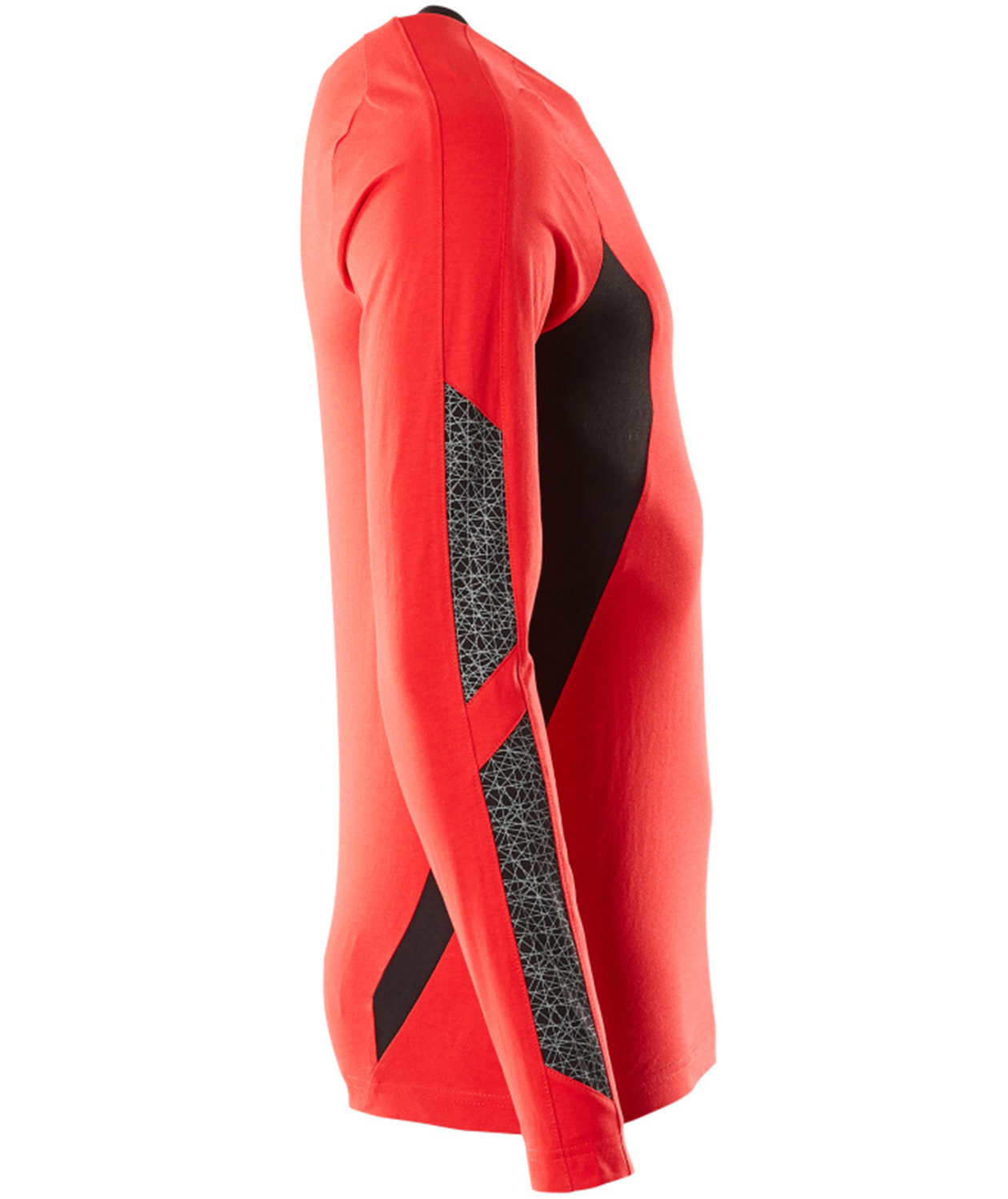 Mascot Accelerate l&aring;ng&auml;rmad T-shirt, Signal r&ouml;d/svart, large image number 2