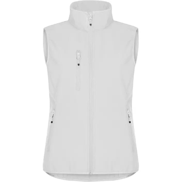 Clique Classic women's softshell vest, White, large image number 0