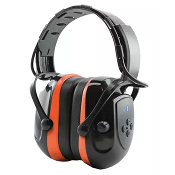 OX-ON BT2 Comfort hörselkåpor med Bluetooth, Svart/Röd