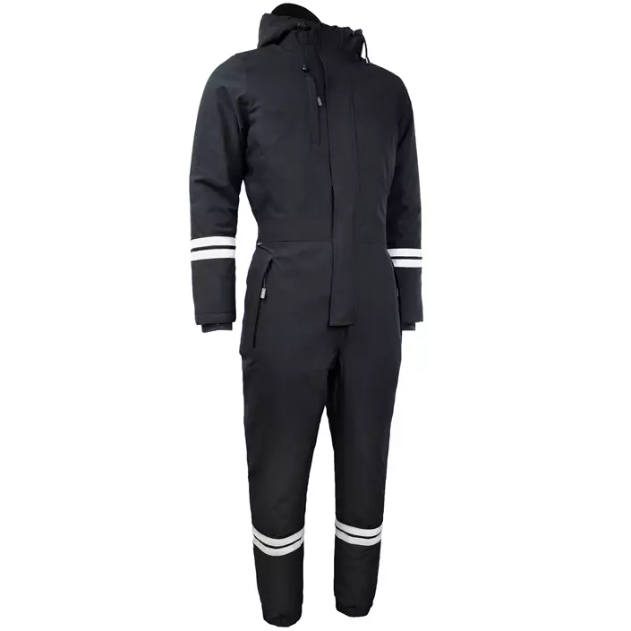 Lyngsøe dame vinter jumpsuit full stretch, Sort, large image number 1