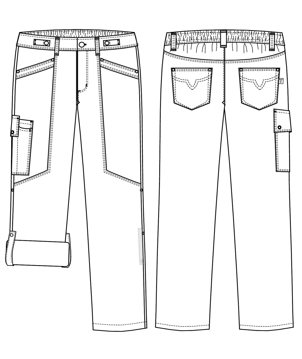 Kentaur Flexhose Beinl&auml;nge 82 cm, Schwarz, large image number 3