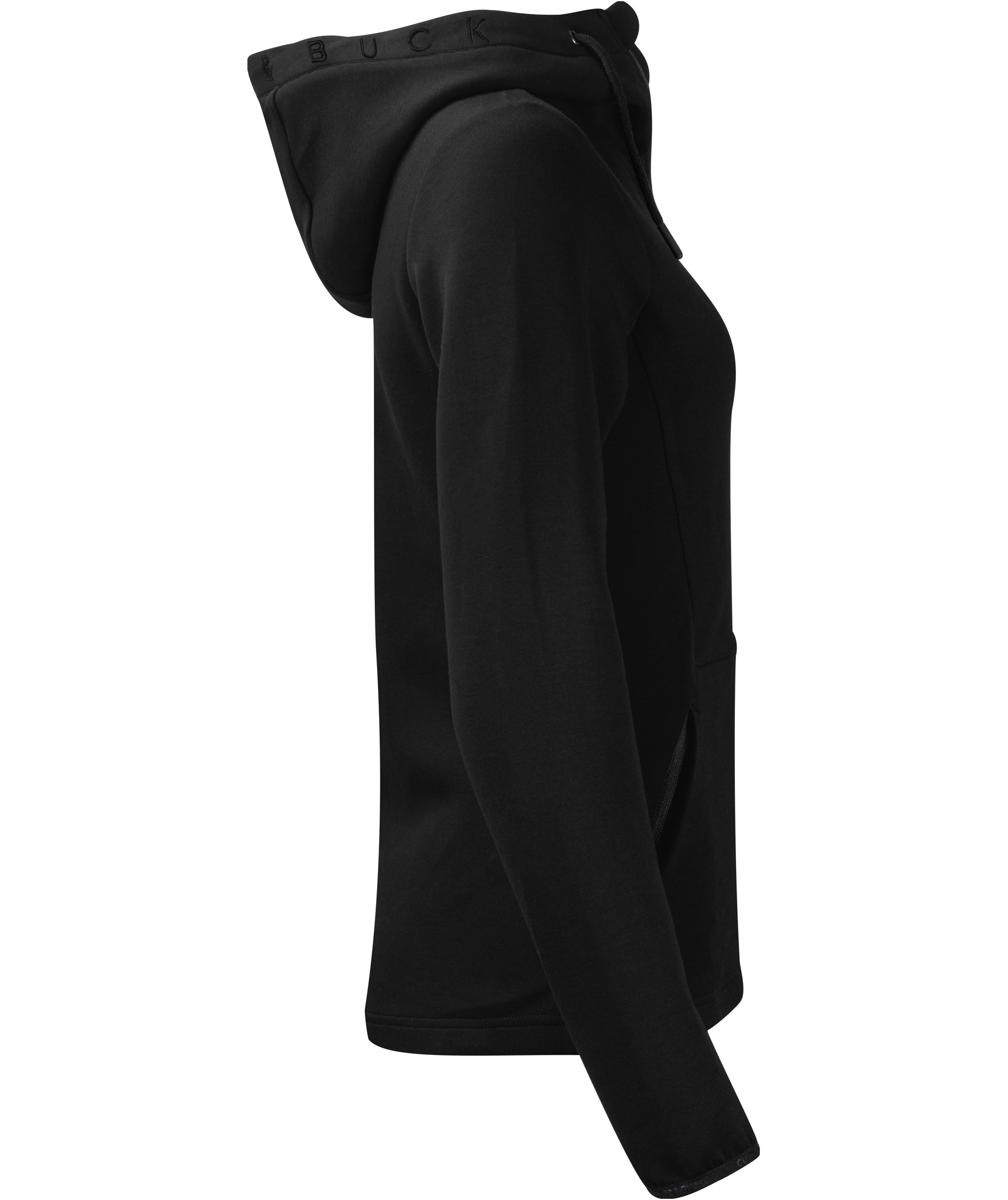 Cutter & Buck Pemberton dame h&aelig;ttetr&oslash;je med lynl&aring;s, Black, large image number 2