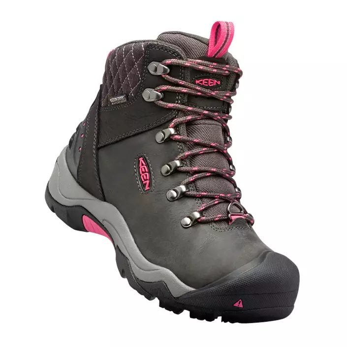 Keen Revel III women's hiking boots, Black/Rose, large image number 0