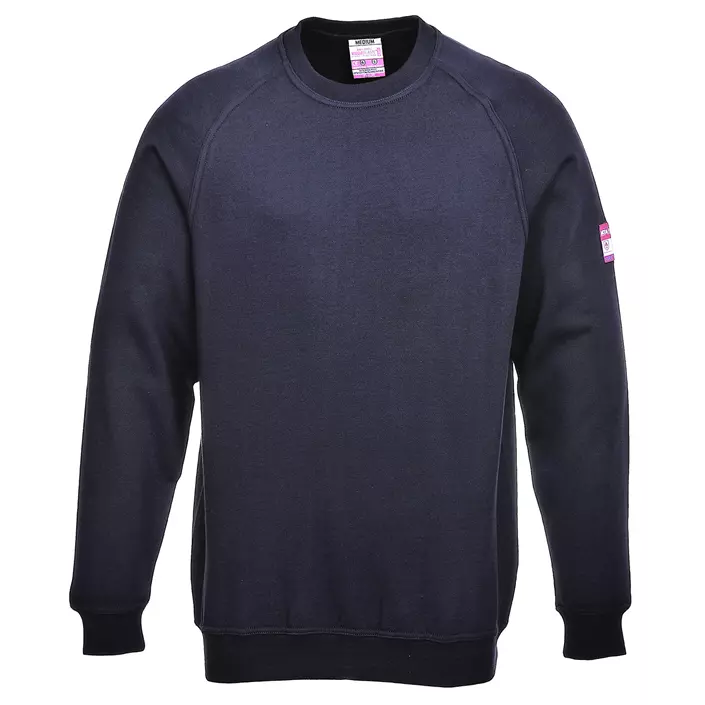 Portwest FR antistatisk sweatshirt, Marinblå, large image number 0