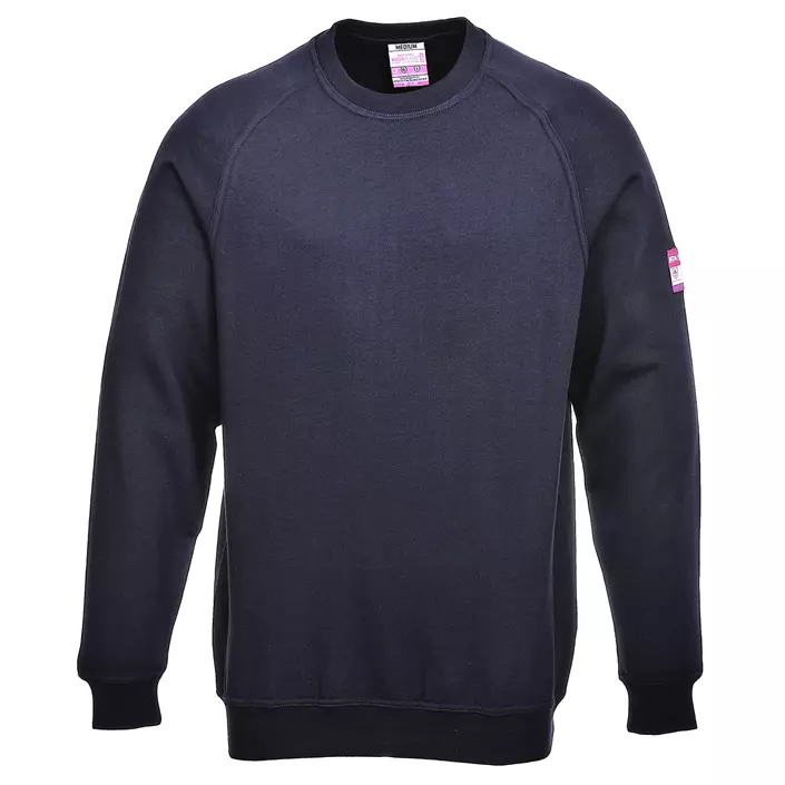 Portwest FR antistatisk sweatshirt, Marine, large image number 0