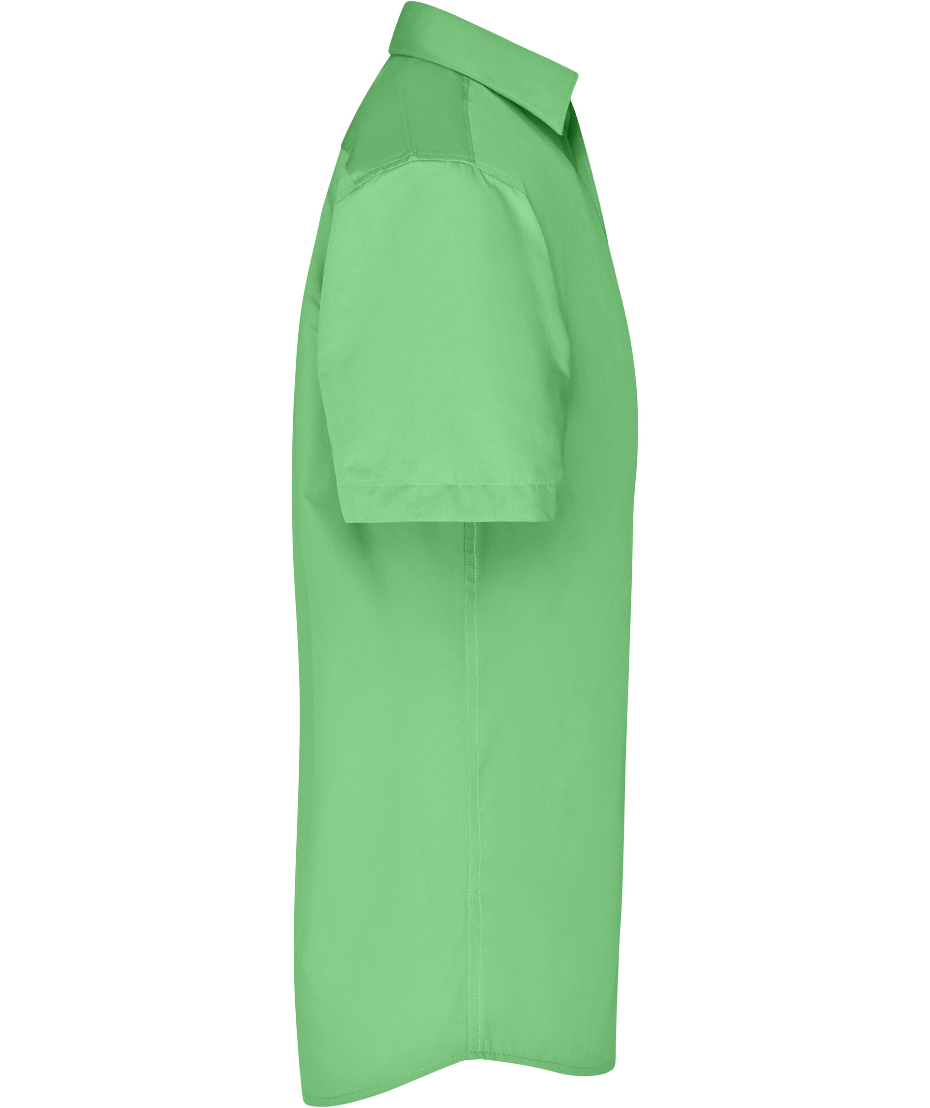 James & Nicholson classic fit short-sleeved shirt, Lime Green, large image number 2