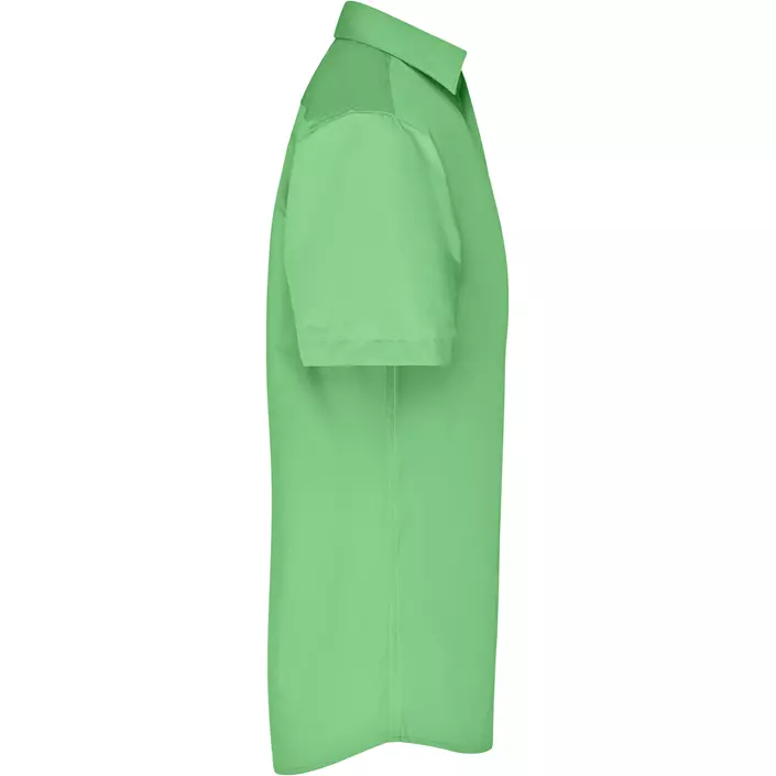 James & Nicholson modern fit kurzärmeliges Hemd, Lime Grün, large image number 2