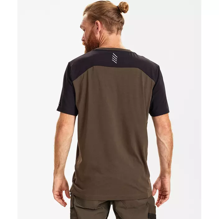 Engel Entire T-shirt, Forest Green/Black, large image number 4