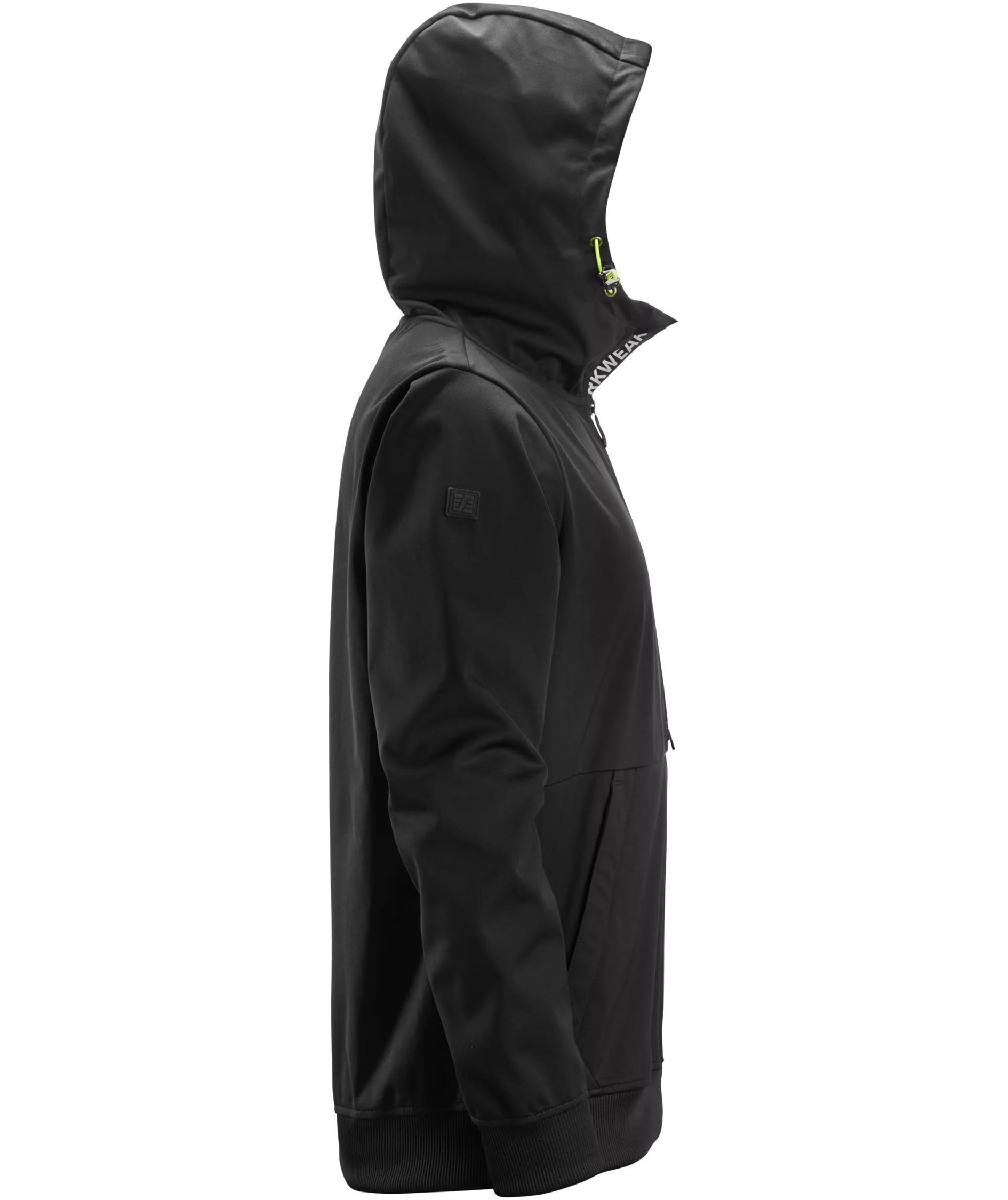 Snickers FlexiWork Windblocker softshell hoodie 8400, Black, large image number 4