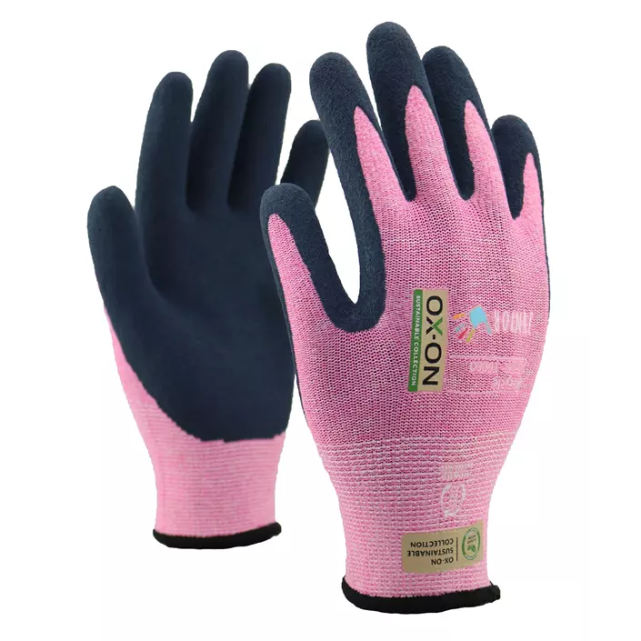 OX-ON Recycle Junior 16000 work gloves, Rosa, large image number 0