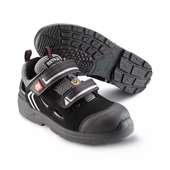 Brynje Atmosphere safety sandals S1P, Black