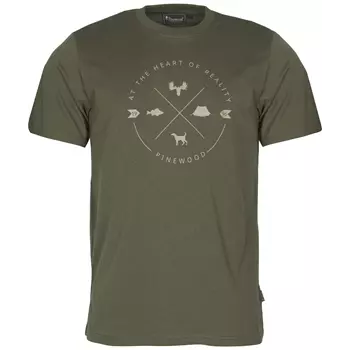 Pinewood Finnveden Trail T-shirt, Olivengrøn