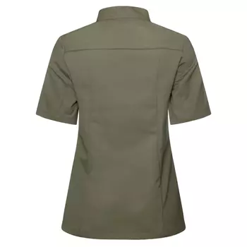 Segers short-sleeved women's chefs jacket, Olive Green