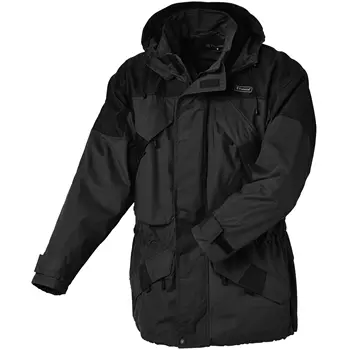Pinewood Lappland Extreme NatureSafe outdoor jacket, Dark Anthracite/Black