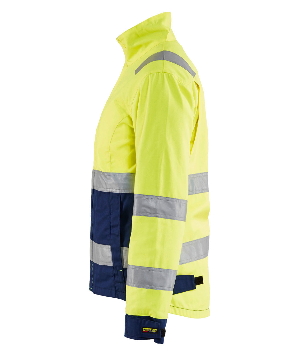 Bl&aring;kl&auml;der women's working jacket, Hi-vis yellow/Marine blue, large image number 3
