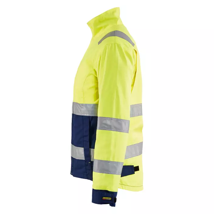Blåkläder dame arbeidsjakke, Hi-vis gul/marineblå, large image number 3