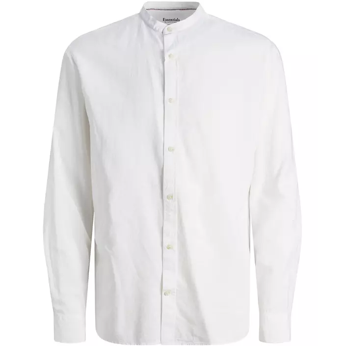 Jack & Jones JJESUMMER shirt with linen, White, large image number 0