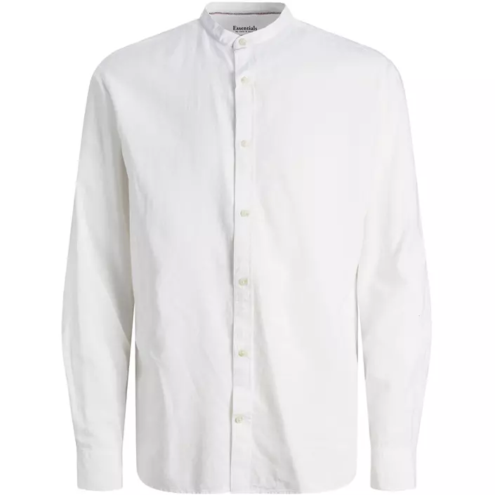 Jack & Jones JJESUMMER skjorte med hør, White , large image number 0