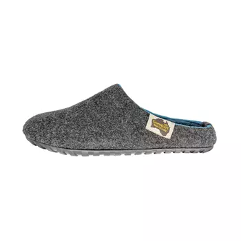 Gumbies Outback Slippers, Charcoal/Turquoise