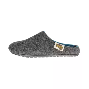 Gumbies Outback Slippers, Charcoal/Turquoise