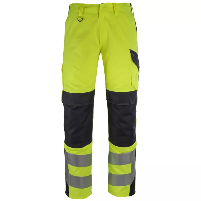 Mascot Multisafe Arbon work trousers, Hi-Vis Yellow/Dark Marine, large image number 0