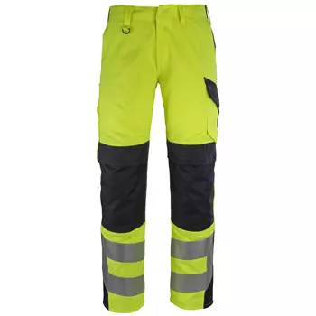 Mascot Multisafe Arbon work trousers, Hi-Vis Yellow/Dark Marine