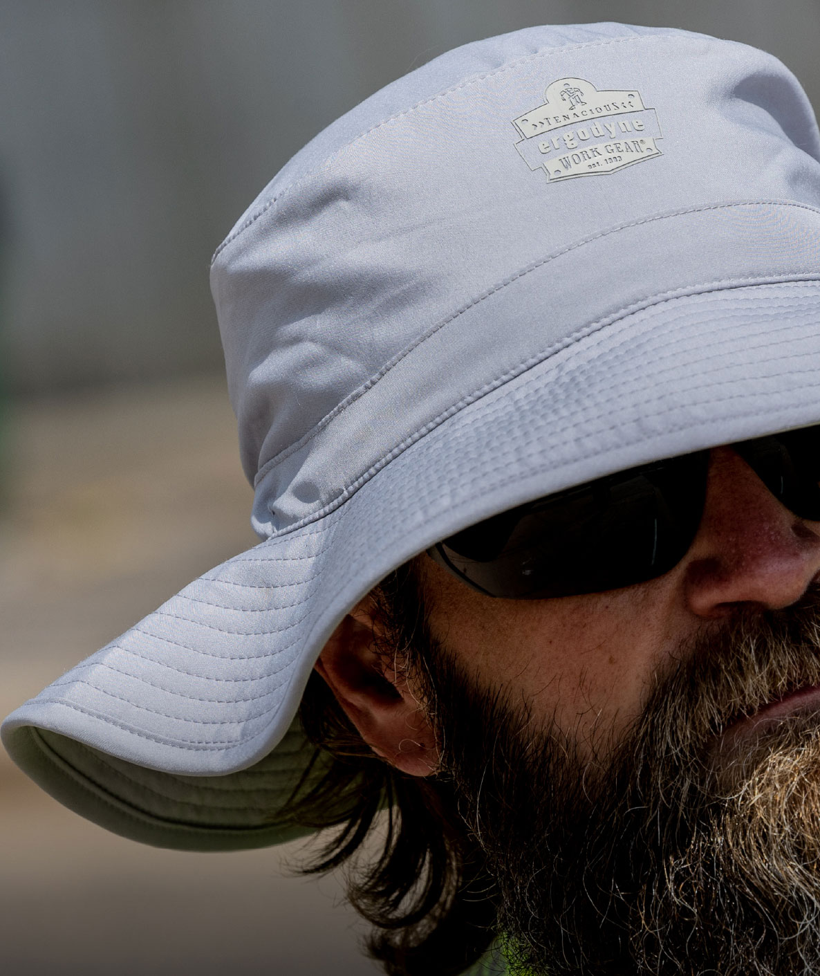 Ergodyne Chill-Its 8939 cooling bucket hat, Grey