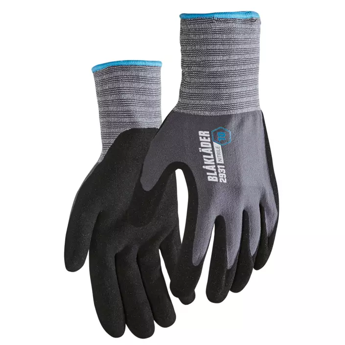 Blåkläder 2931 work gloves, Grey, large image number 0
