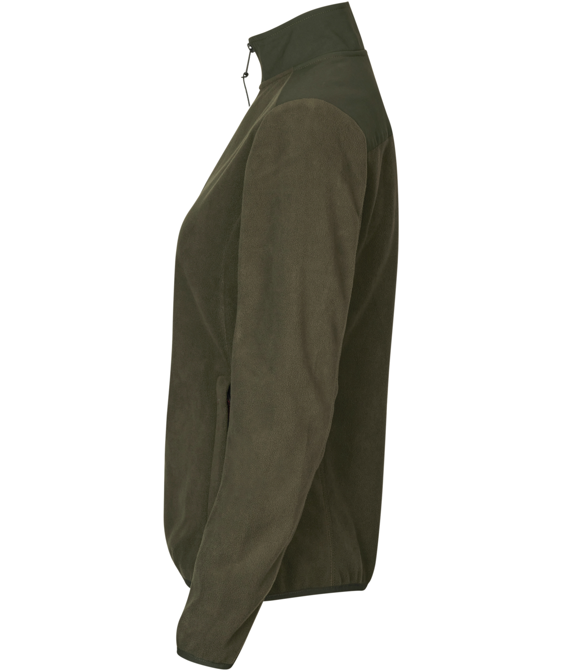 ID Women's fleece jacket, Olive, large image number 2