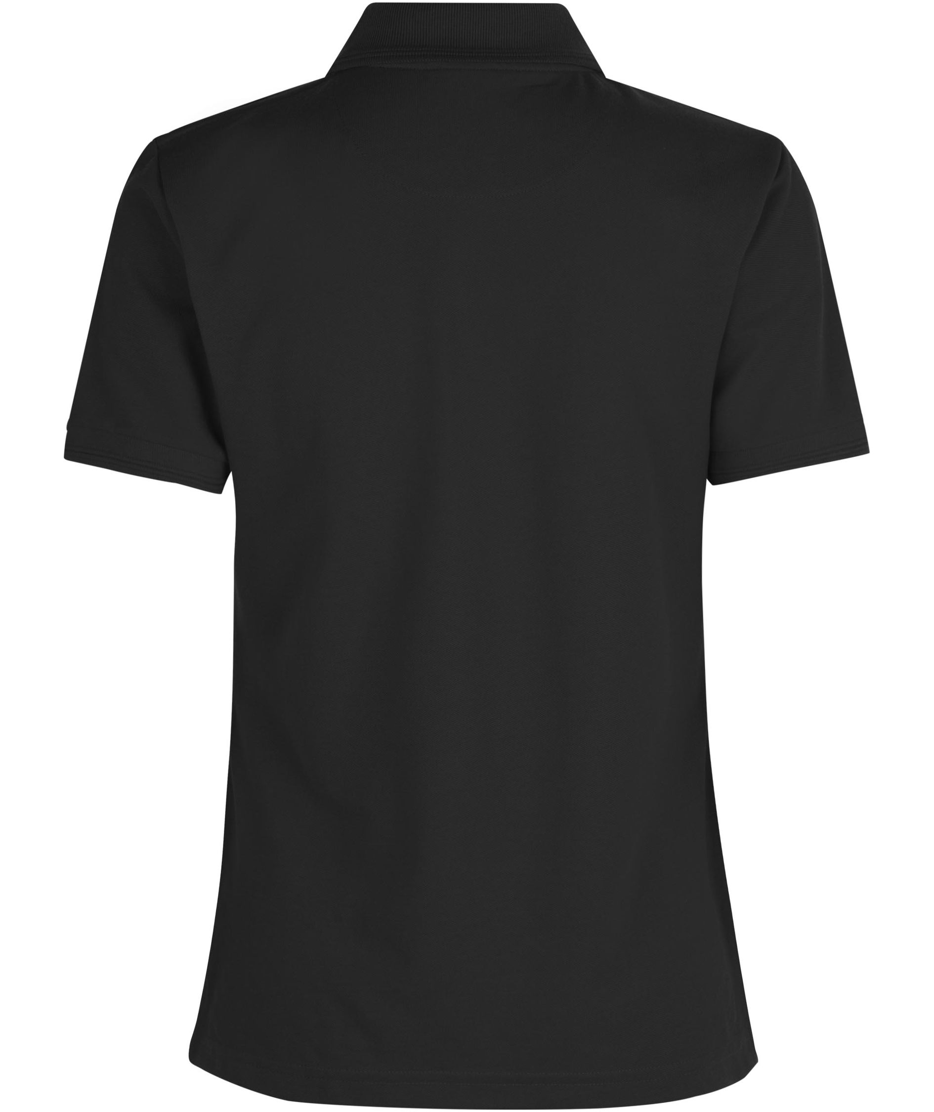 ID Klassisk dame Polo T-skjorte, Svart, large image number 1