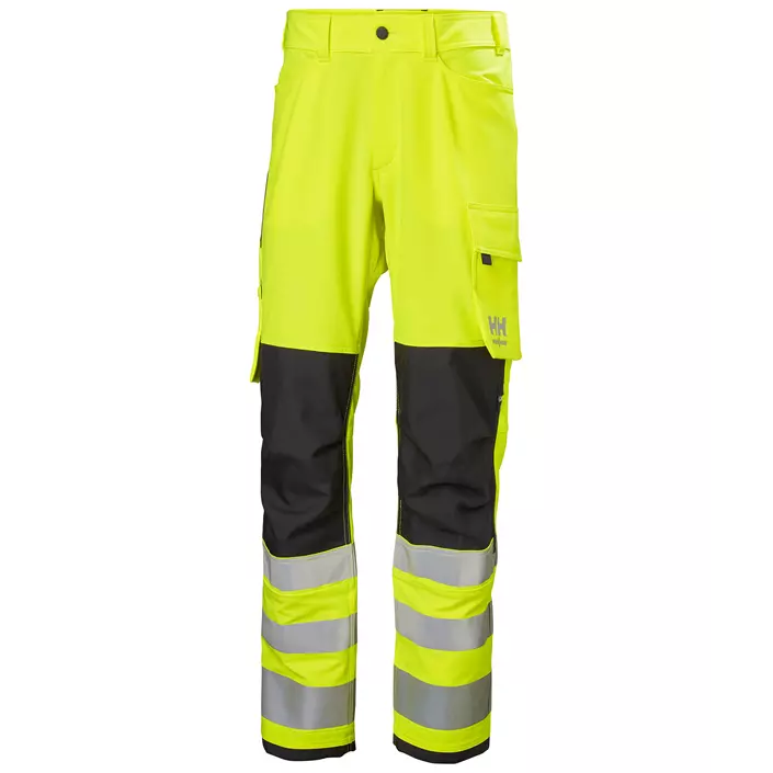 Helly Hansen Alna 4X work trousers full stretch, Hi-vis yellow/Ebony, large image number 0