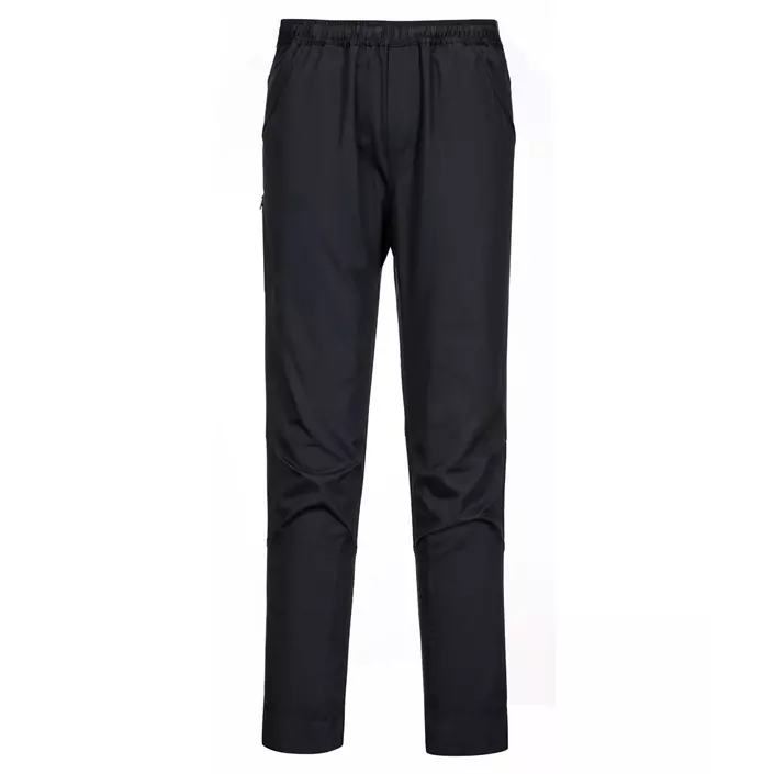 Portwest Surrey chefs trousers, Black, large image number 0