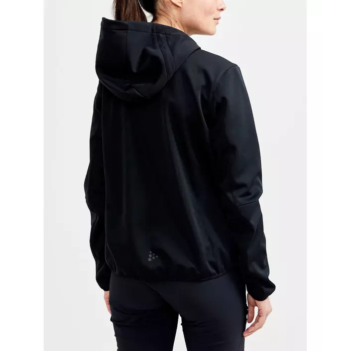 Craft ADV Explore women's softshell jacket, Black, large image number 2