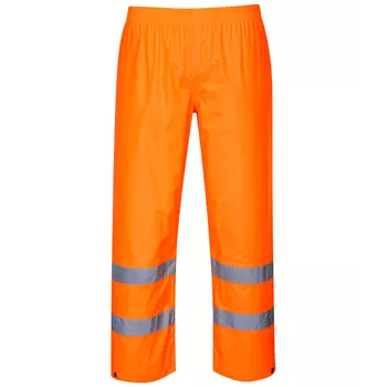 Portwest rain trousers, Hi-vis Orange