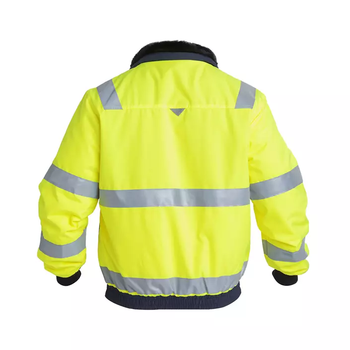 Engel pilot jacket, Hi-vis Yellow/Marine, large image number 1